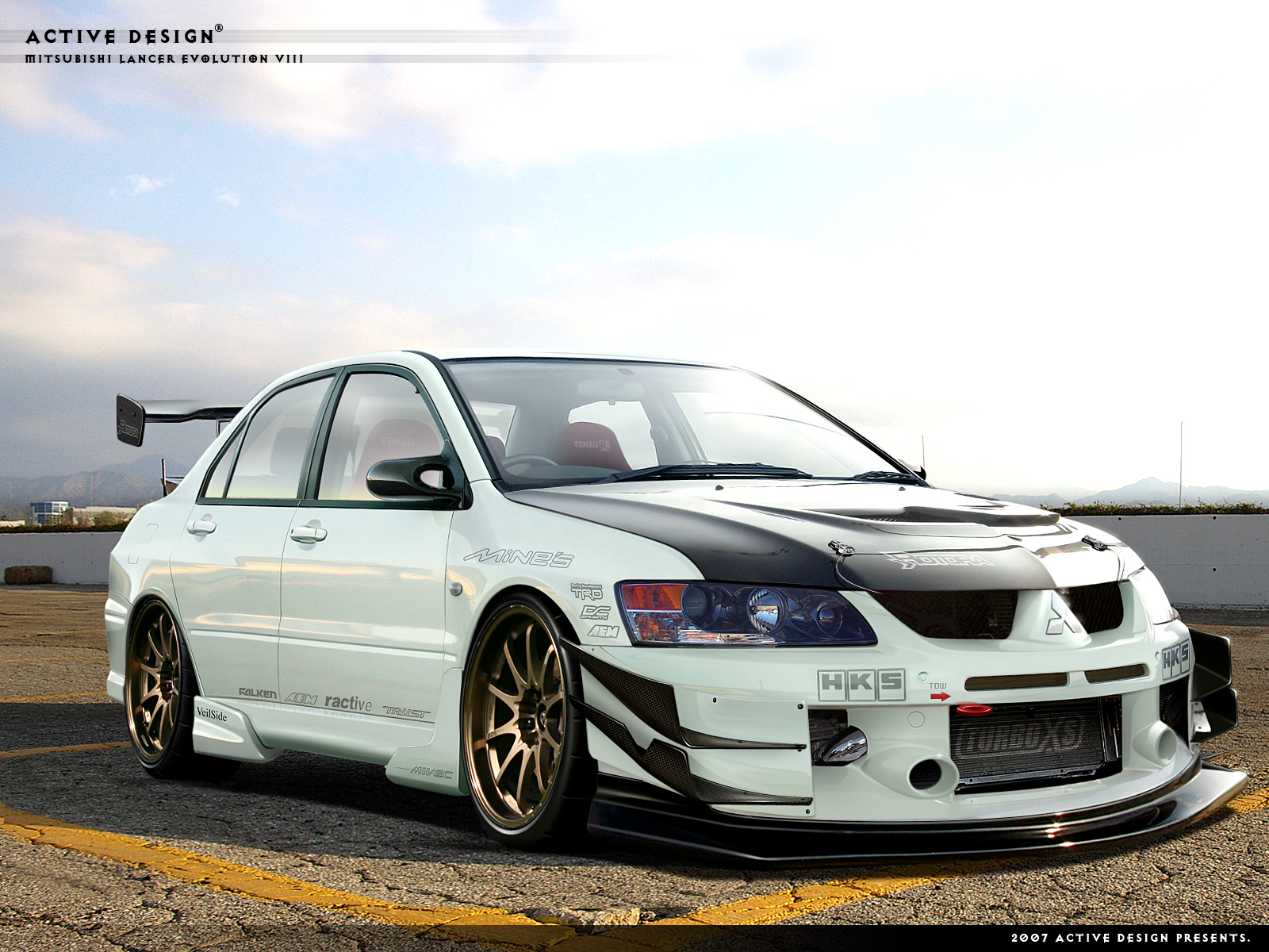 Mitsubishi Lancer Evolution VII: 10 фото